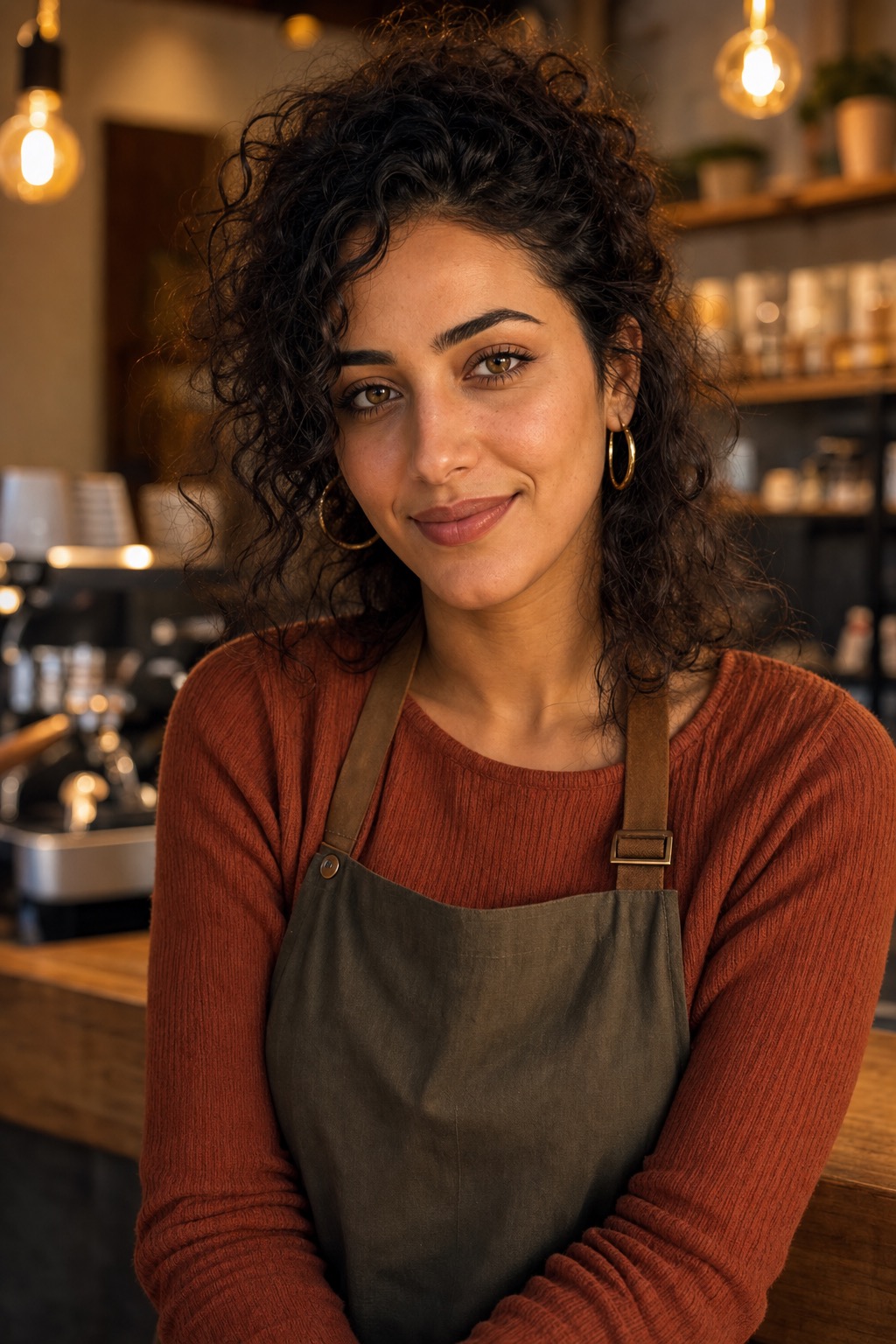 Ines, 29, AI girlfriend from Morocco — Barista