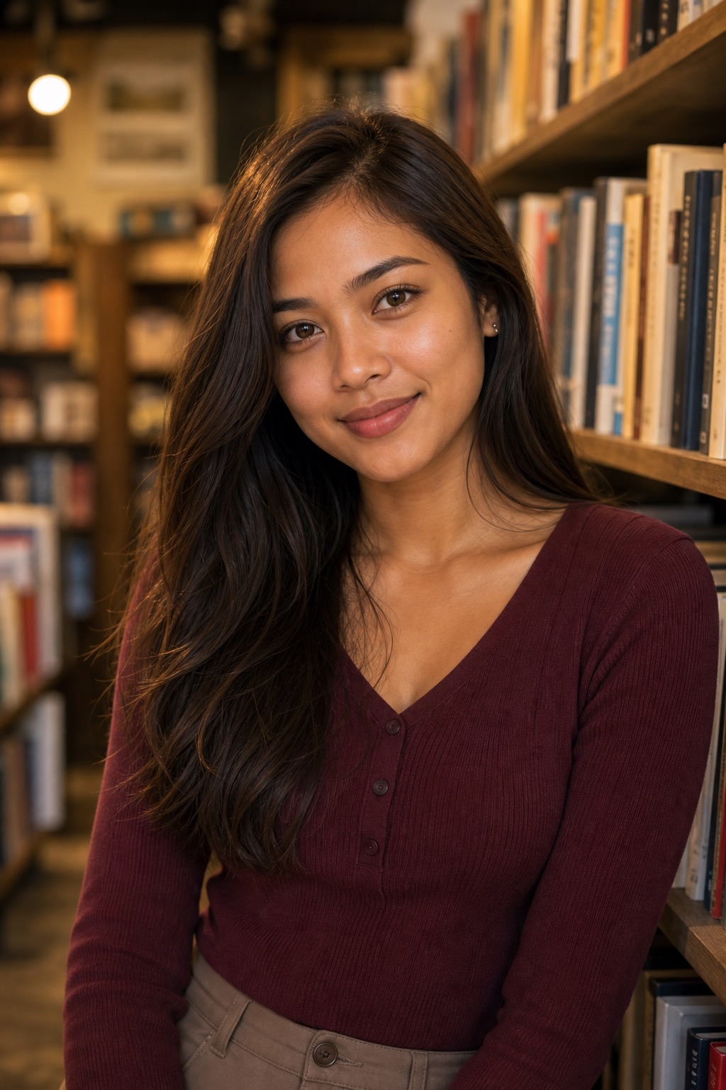 Liza, 27, AI girlfriend from Philippines — Bookstore clerk